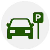 Posti auto nella proprietà